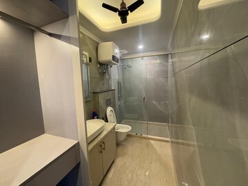 Bathroom in 4 BHK Builder Floor at Ansal Sushant Lok I, Sector 43 – for Rent
