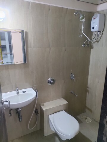 Bathroom in 1 BHK Apartment at Sahajanand Athena, Goregaon West – for Rent