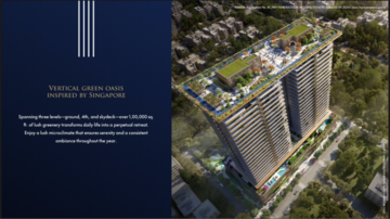 Living Room in 3.5 BHK Apartment at TREVOC Royal Residences, Sector 56 – for Sale