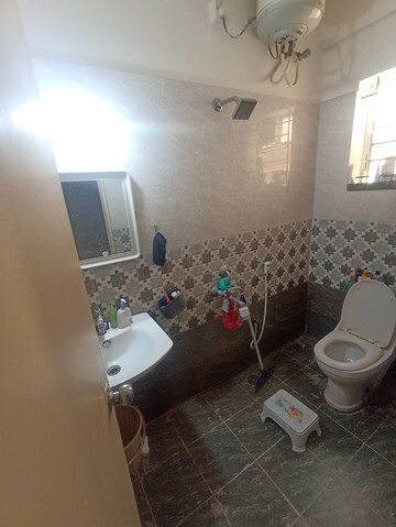 Bathroom in 2 BHK Apartment at Meda R R Residency, Hsr Layout – for Rent