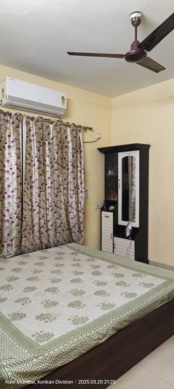 Bedroom in 2 BHK Apartment at Sector 11 Kopar Khairane – for Rent