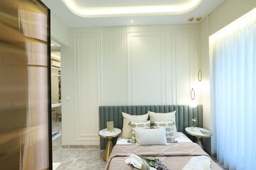 Master Bedroom in 3 BHK Apartment at Thane West – for Sale