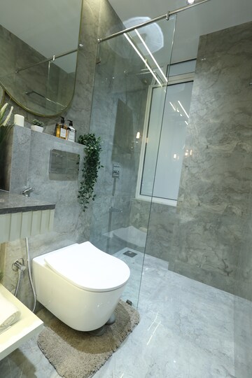 Bathroom in 3 BHK Apartment at Thane West – for Sale