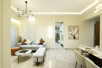 Living Room in 3 BHK Apartment at Thane West – for Sale