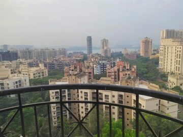 Balcony in 2 BHK Apartment at Hiranandani Gardens Lake Castle, Powai – for Sale