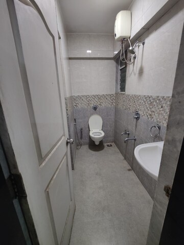 Bathroom in 1 BHK Apartment at Cosmos 27 Gbr, Kasarvadavali – for Rent