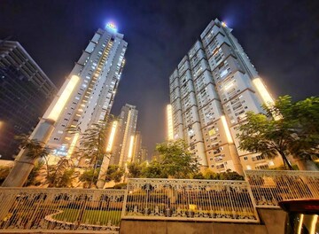 Living Room in 4 BHK Apartment at Prestige High Fields, Gachibowli – for Rent