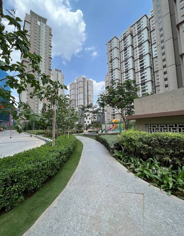 Living Room in 4 BHK Apartment at Prestige High Fields, Gachibowli – for Rent