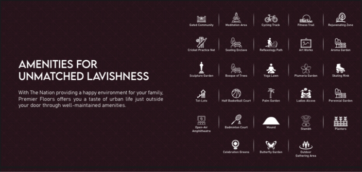 Master Plan, jms-the-nation 2.5 Bedroom 1340 Sq.Ft. Apartment In Sector 95 Gurgaon 8478533