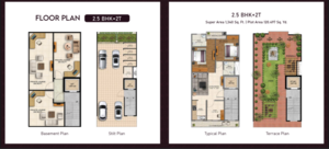 Balcony in 2.5 BHK Apartment at JMS The Nation, Sector 95 – for Sale