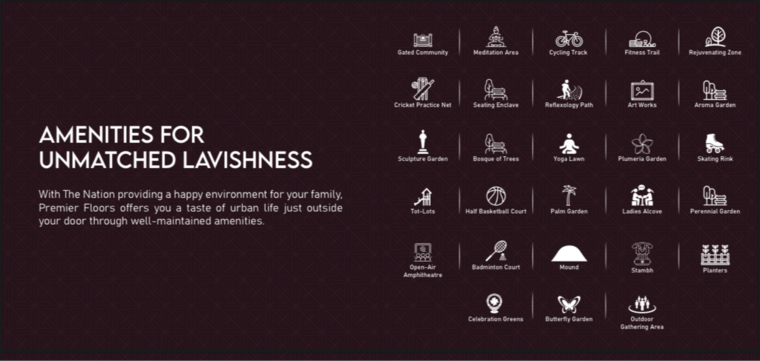 Master Plan, jms-the-nation 2.5 Bedroom 1408 Sq.Ft. Apartment In Sector 95 Gurgaon 8478587