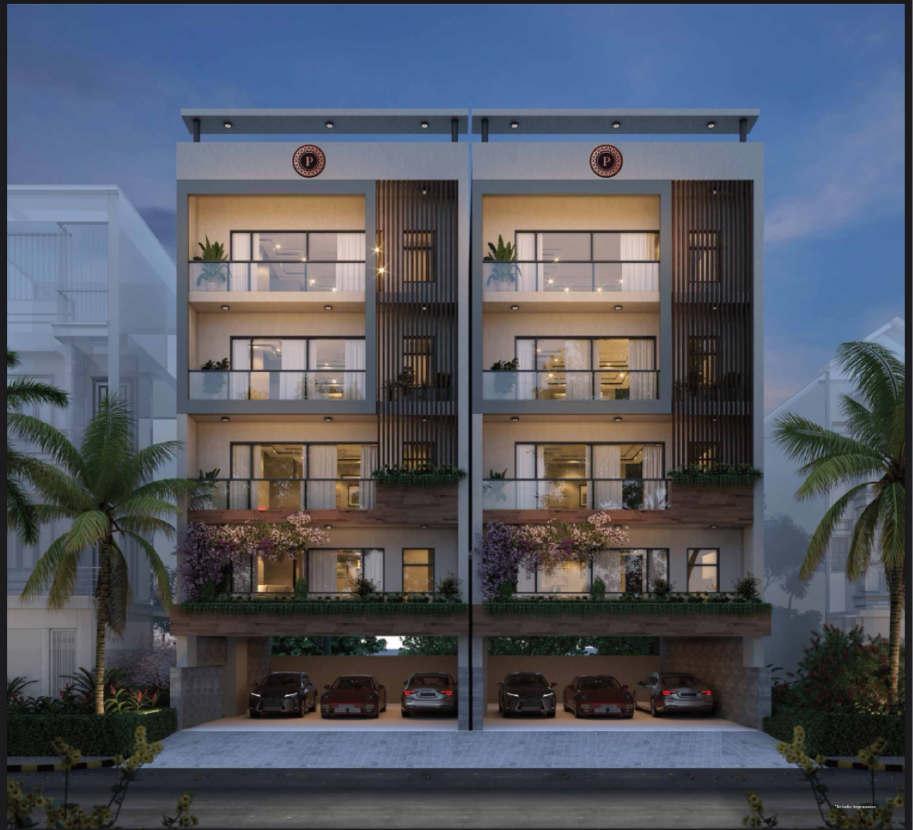 2.5 BHK + Study Room Apartment For Sale in JMS The Nation