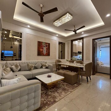 Living Room in 3 BHK Apartment at Smart World Orchard, Sector 61 – for Rent