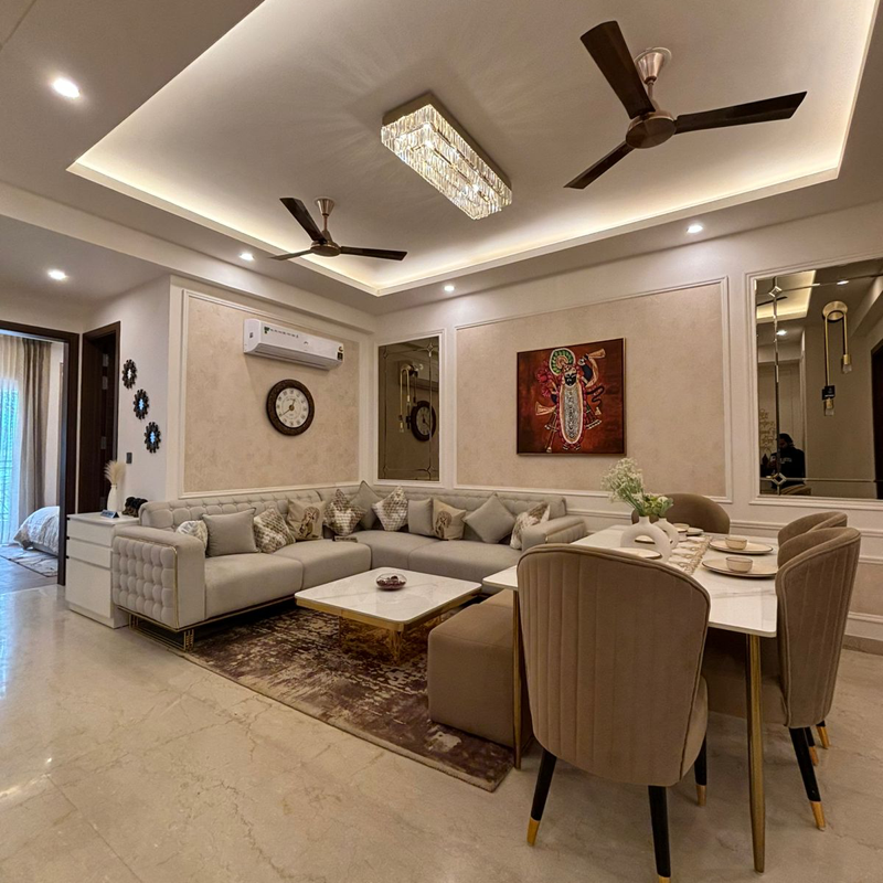 3 BHK + Study Room Apartment For Rent in Smart World Orchard