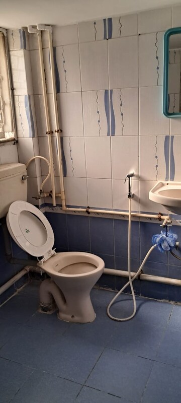 Bathroom in 1 BHK Apartment at Shree Prastha CHS, Owale – for Rent
