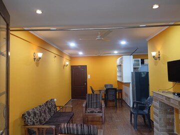 Living Room in 2 BHK Apartment at Tingre Nagar – for Rent