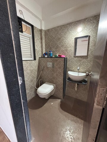 Bathroom in 2 BHK Apartment at Wadhwani Sai Paradise, Punawale – for Rent