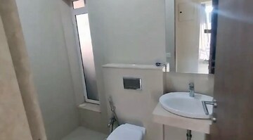 Bathroom in 2 BHK Apartment at L And T Seawoods Residences, Seawoods – for Rent