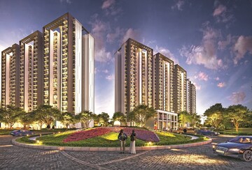 Living Room in 3 BHK Apartment at Eldeco Live By The Greens, Sector 150 – for Sale