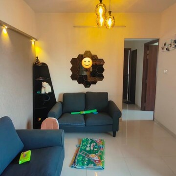Living Room in 3 BHK Apartment at Mahindra Splendour, Gkw Colony – for Rent