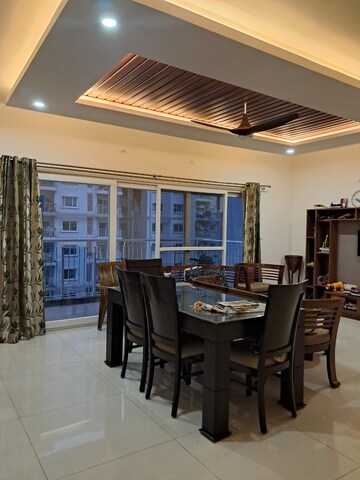 Swimming Pool in 3.5 BHK Apartment at LnT Raintree Boulevard, Hebbal – for Rent