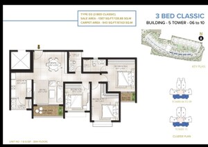 3 BHK Apartment For Sale in Meridian Park At The Prestige City, Sarjapur Road