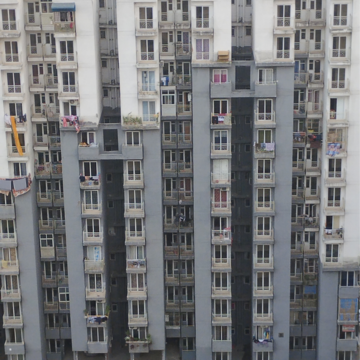 Staircase in 1 BHK Apartment at Aditya Urban Homes, Shahpur Bamheta – for Rent