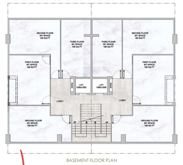 3.5 BHK Builder Floor – Exterior View View at Signature Global Daxin Vistas, Bhondsi - for Sale