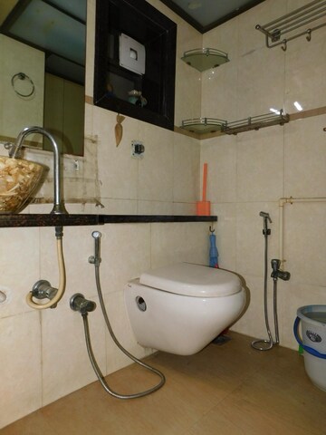 Bathroom in 2 BHK Apartment at Brothers CHS, Mahim – for Rent