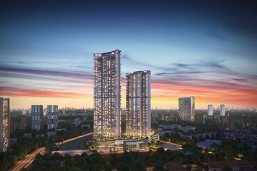 Living Room in 4 BHK Apartment at Mahalaxmi – for Sale