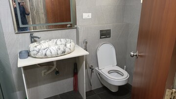 Bathroom in 3 BHK Apartment at Aryamitra Flora, Manikonda – for Rent