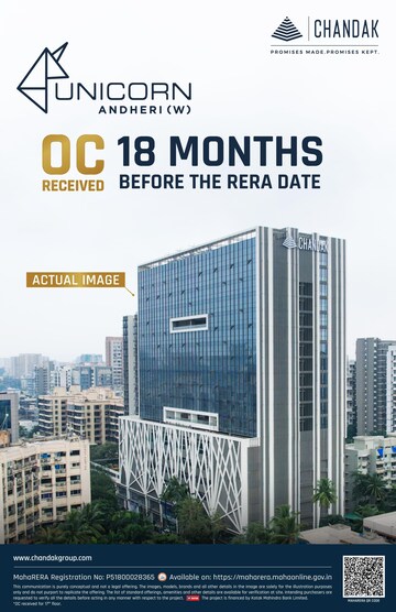  Office Space For Rent in Chandak Unicorn, Andheri West