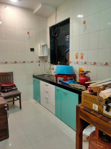 Kitchen in 2 BHK Apartment at Mahavir Tower Ghansoli, Ghansoli – for Rent