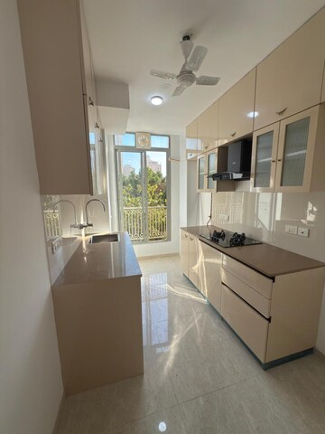 Building Lobby in 1 BHK Apartment at KIPL Morya, Kasarvadavali – for Rent