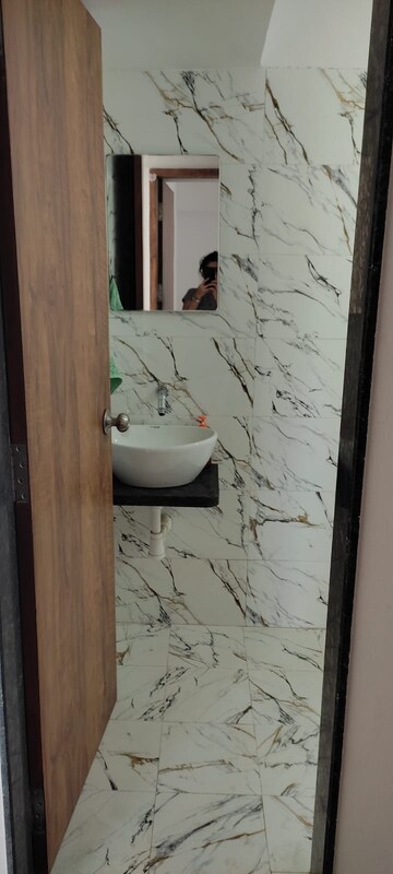 Bathroom in 1 BHK Apartment at Satyam Shivam Phase I, Kharadi – for Rent