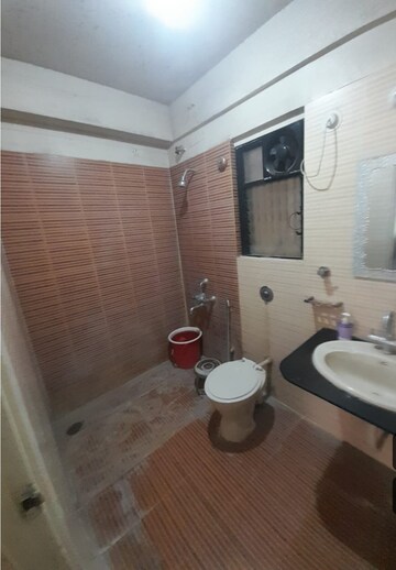 Bathroom in 2 BHK Apartment at Dorabjee Paradise Building A&B Condominium, Mohammadwadi – for Rent