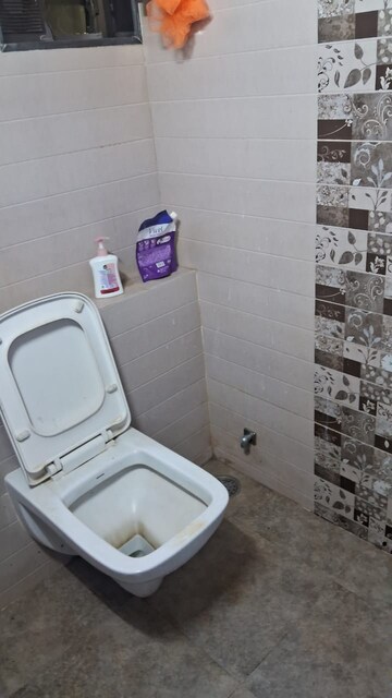Bathroom in 1 BHK Apartment at Sai Darshan Ghansoli, Ghansoli – for Rent