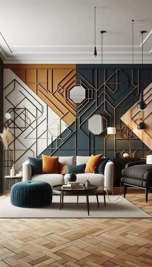 Living Room in 3 BHK Apartment at Dwarka – for Sale