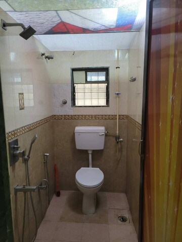 Bathroom in 1 BHK Apartment at Haware Panchavati, Ghansoli – for Rent