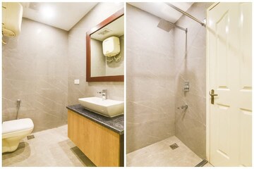 Bathroom in 4 BHK Apartment at Emaar MGF Emerald Hills, Sector 65 – for Rent
