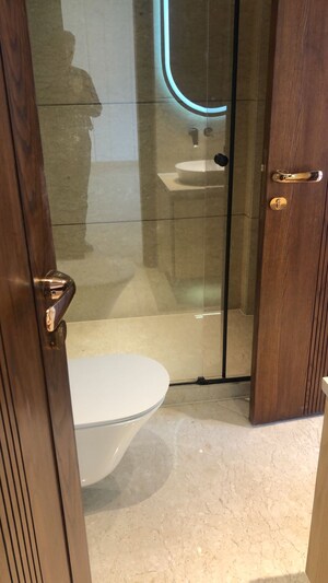 Bathroom in 3 BHK Builder Floor at Sarvapriya Vihar – for Sale