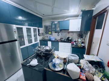 Kitchen in 3 BHK Apartment at Brotherhood Apartments, Vikas Puri – for Sale