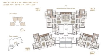 Balcony in 4 BHK Apartment at Piramal Mahalaxmi North Tower, Mahalaxmi – for Sale