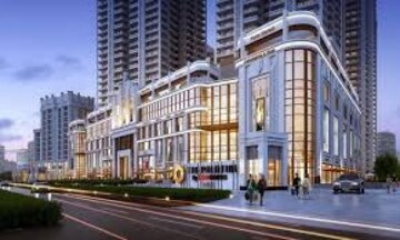 Living Room in 4 BHK Apartment at Hero Homes Palatial, Sector 104 – for Sale