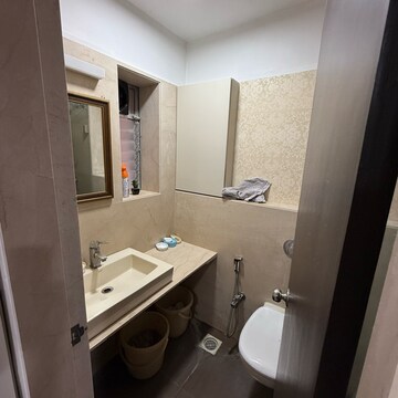 Bathroom in 3 BHK Apartment at Neelkanth CHS Malad West, Evershine Nagar – for Rent