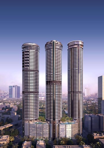 Living Room in 3 BHK Apartment at Omkar 1973, Worli – for Sale