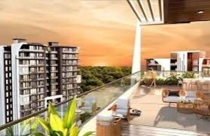 Living Room in 4 BHK Apartment at Oxirich Chintamani, Sector 103 – for Sale