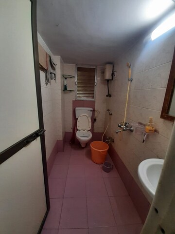 Bathroom in 2 BHK Apartment at Riddhi Garden, Malad East – for Rent