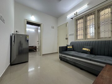 Living Room in 1 BHK Apartment at Thippasandra – for Rent