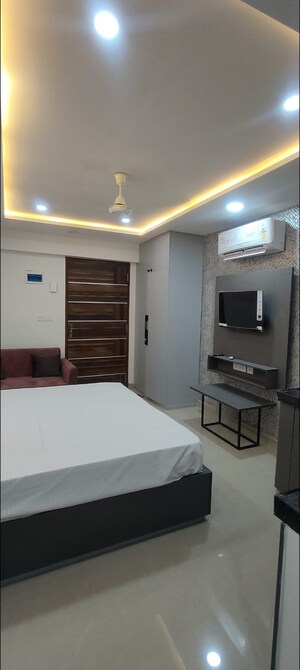 Bathroom in Studio Apartment at Okay Plus Solitaire Suites, Ramnagariya – for Sale